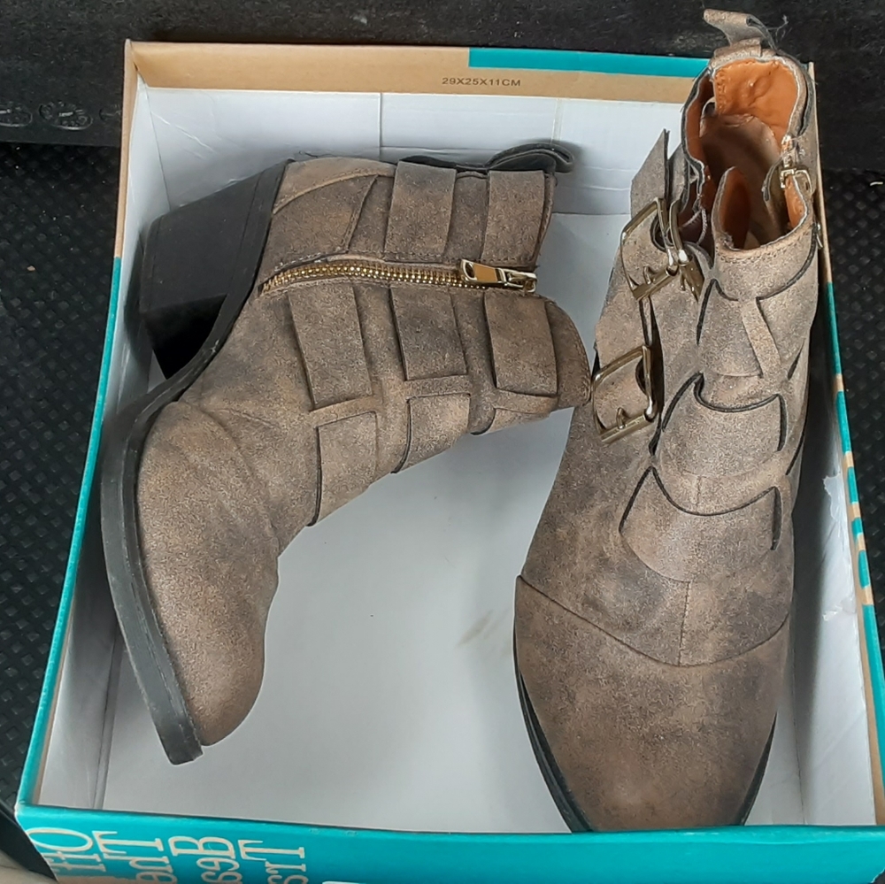 Aydin Asher Buckle Bootie
